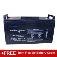 12V 100Ah Solar Battery High Capacity Gel Type Deep Cycle Battery